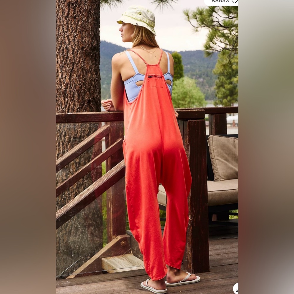Free People Hot Shot Onesie - Scarlet - Picture 2 of 5